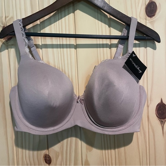 NWT Smart & Sexy Lace Trim Bra in Light Mauve - Picture 1 of 6